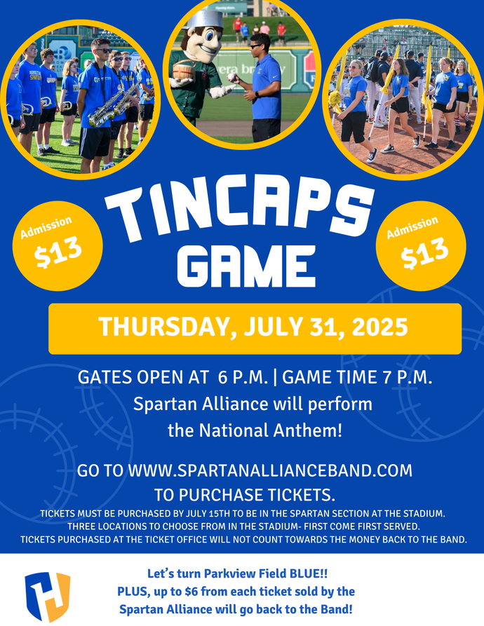 July 31, 2025 TinCaps Game Ticket